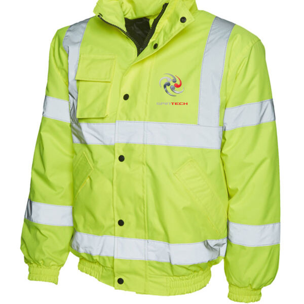 SpinTech High-Viz Bomber Jacket Thumbnail